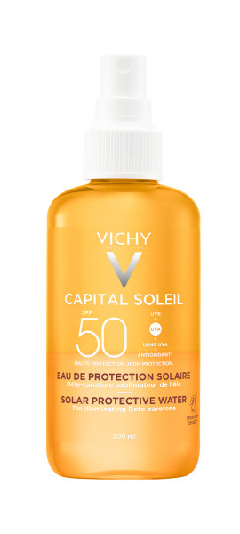 Vichy Capital Soleil Zonbeschermend Water SPF 50 Optimale Bruine Teint