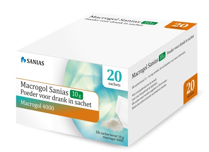 Sanias Macrogol Poeder 10gr afbeelding