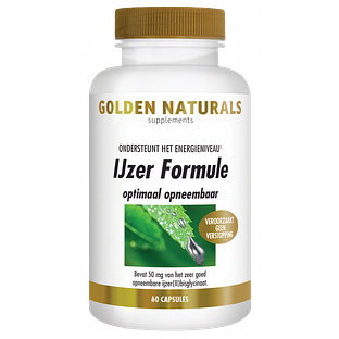 Golden Naturals IJzer Formule Capsules 60VCP