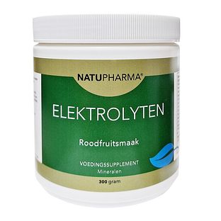 Natupharma Elektrolyten Rood Fruit Poeder 300GR Natupharma Elektrolyten Rood Fruit Poeder 300GR