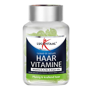 Lucovitaal Haarvitamine Leave-in Serum Pluizig & Krullend Haar Capsules 25CP
