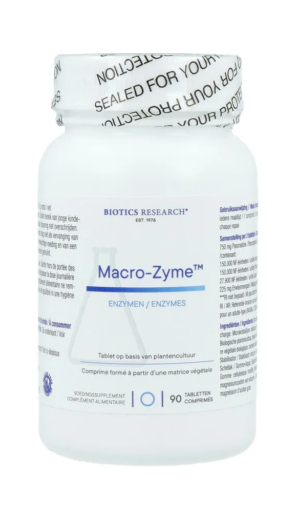 Energetica Natura Energetica Macro-Zyme Tabletten 90TB