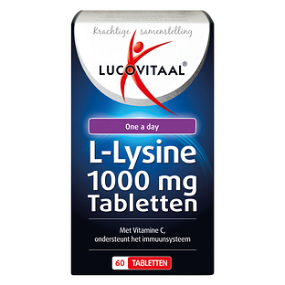 Lucovitaal L-Lysine 1000mg Tabletten 60ST Lucovitaal L-Lysine 1000mg Tabletten 60ST