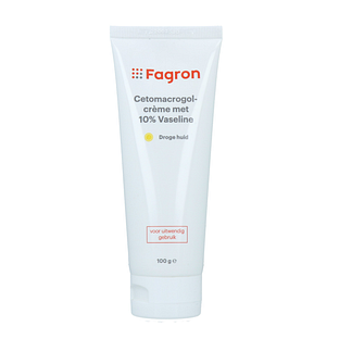 Fagron Cetomacrogolcrème met Vaseline 10% 100GR