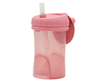 Difrax Cup with Straw Non Spill Raspberry 1ST