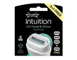 Wilkinson Intuition 2in1 Soap & Shave Sensitive Navulmesjes 4ST