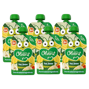 Olvarit 6m+ Peer Banaan Knijpfruit 100GR