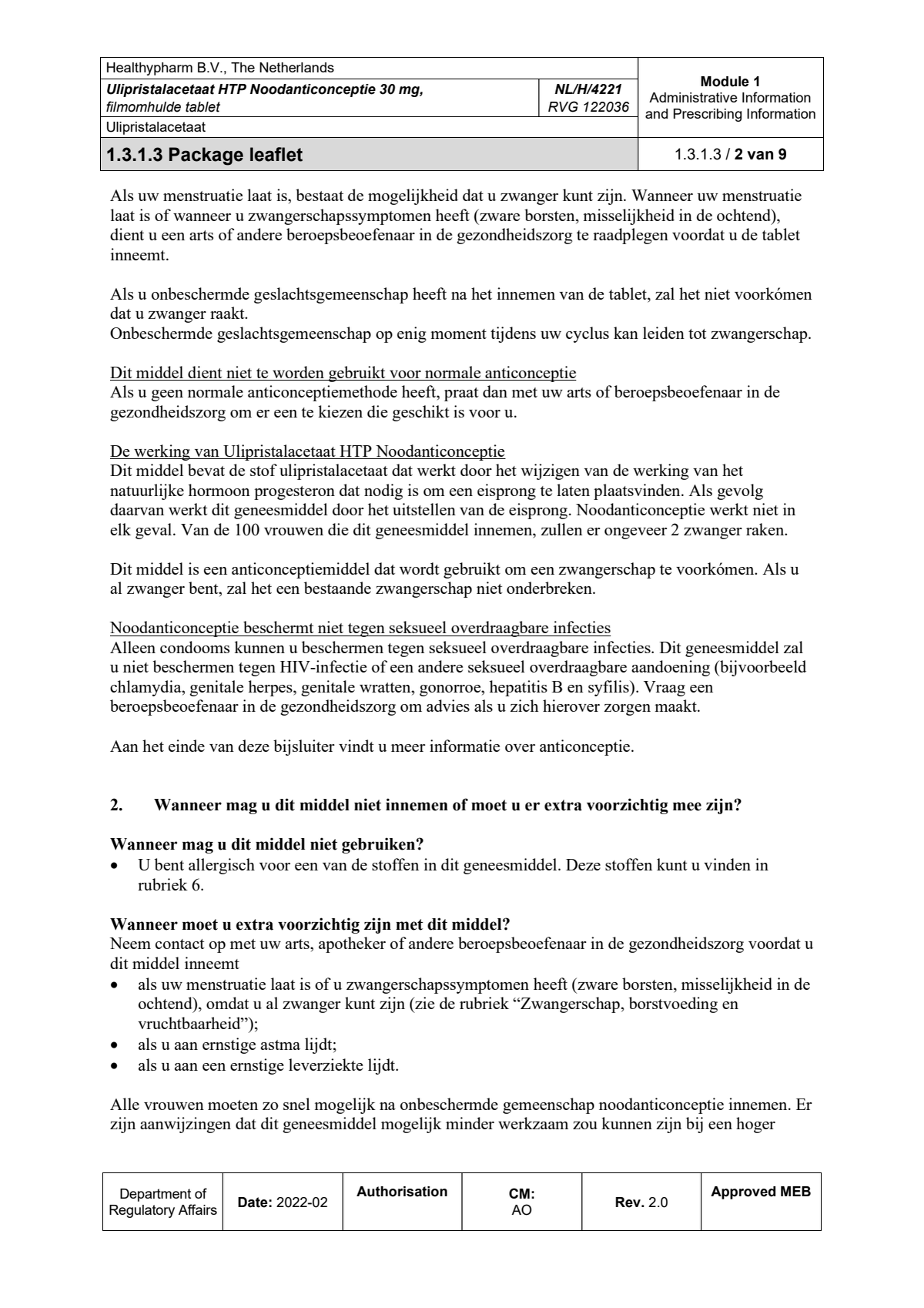 Noodanticonceptie afbeelding van document #2, leaflet