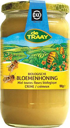 De Traay Bloemenhoning Crème EKO afbeelding 1