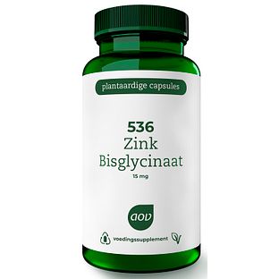 AOV 536 Zink Bisglycinaat 15mg Capsules 120VCP