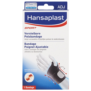 Hansaplast sport Verstelbare Polsbandage Neopreen 1ST