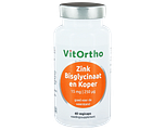 VitOrtho Zink Bisglycinaat En Koper Capsules 60VCP