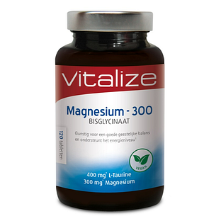 Vitalize Magnesium 300 Bisglycinaat Tabletten 120TB