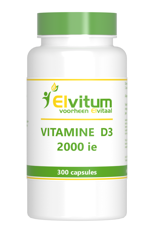 Elvitum Vitamine D3 2000IE Capsules 300CP