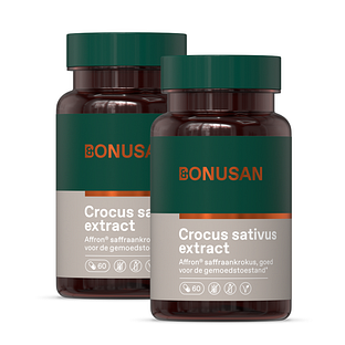 Bonusan Crocus Sativus Extract Capsules 2x60CP Bonusan Crocus Sativus Extract Capsules 2x60CP