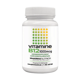 Pharmanutrics Vitamine B12 1000mcg Kauwtabletten 60KTB