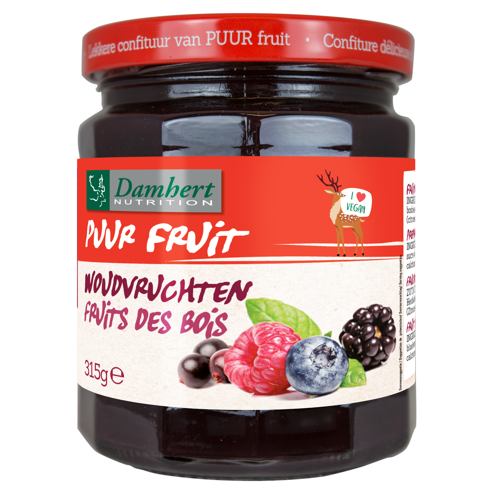 Damhert Puur Fruit Confituur Woudvrucht afbeelding