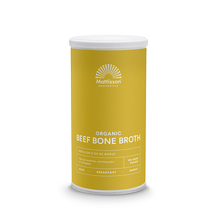 Mattisson HealthStyle Biologische Runder Botten Bouillon 180GR Mattisson HealthStyle Biologische Runder Botten Bouillon 180GR