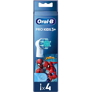 Oral-B Pro Kids 3+ Marvel Spiderman Opzetborstels 4ST