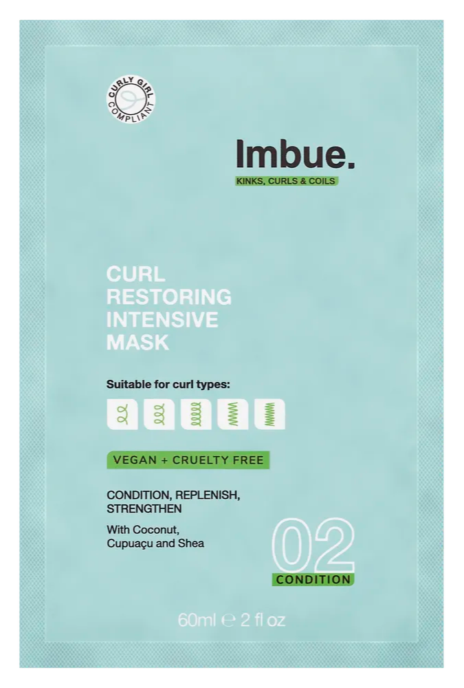 Imbue. Imbue Curl Restoring Intensive Mask Sachet afbeelding