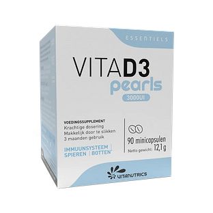 Vitanutrics VitaD3 3000UI Pearls Minicapsules 90CP Vitanutrics VitaD3 3000UI Pearls Minicapsules 90CP