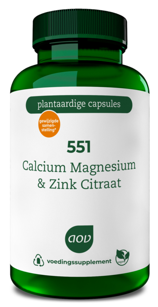 AOV 551 Calcium Magnesium & Zink Citraat Capsules afbeelding