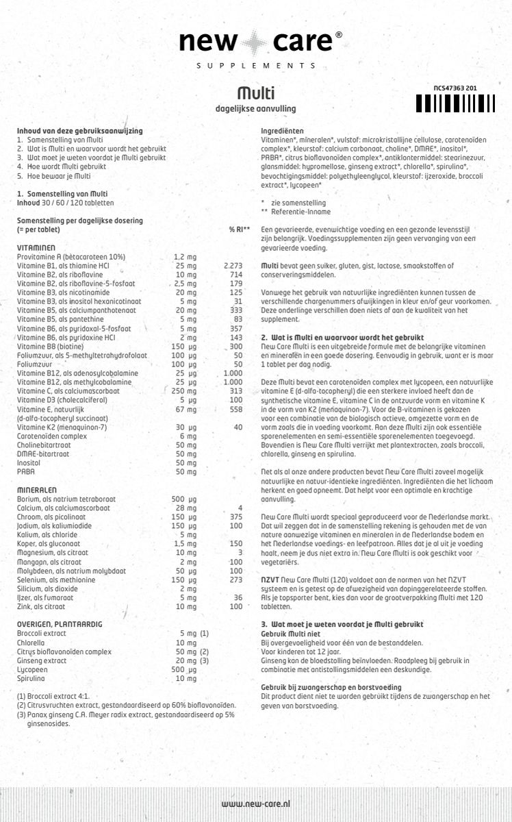 Multi Tabletten afbeelding van document #1, instructions