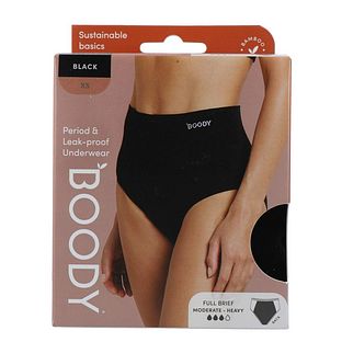 Boody Menstruatieondergoed Tailleslip Zwart Normaal/Hevig Maat XS 1ST Boody Menstruatieondergoed Tailleslip Zwart Normaal/Hevig Maat XS 1ST