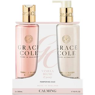 Grace Cole Vanilla Blush & Peony Pampering Body Care Duo 600ML