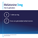Shiepz Melatonine 3 mg Tabletten 30TB gebruikswijze