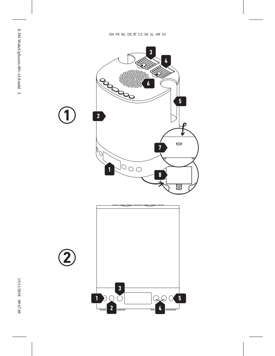 Wake-Up Light Scents afbeelding van document #2, instructions