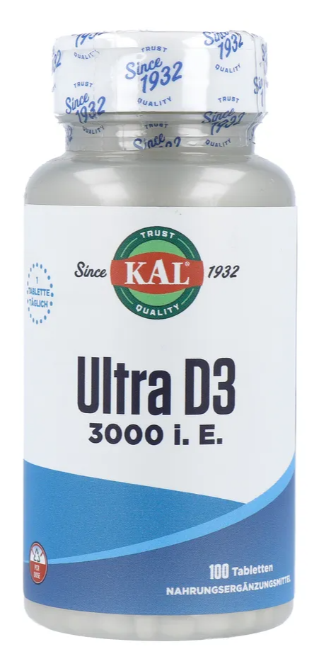 Kal Ultra D3 3000 IE Tabletten 100ST