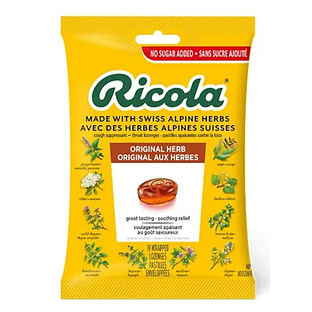 Ricola Original Herbs Suikervrij Zak 75GR
