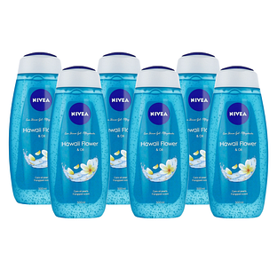 Nivea Hawaii Flower &amp; Oil Douchegel Multiverpakking 6x500ML