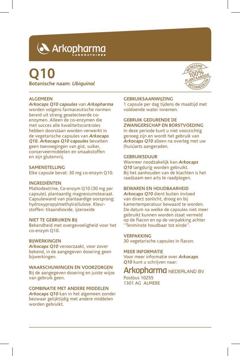 Q10 Capsules afbeelding van document #1, instructions