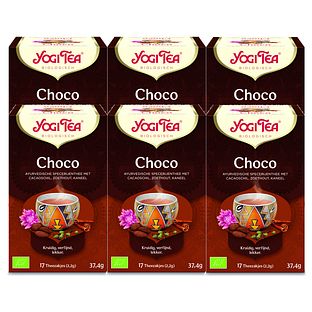 Yogi Tea Choco Voordeelverpakking 6x17ST Yogi Tea Choco Voordeelverpakking 6x17ST