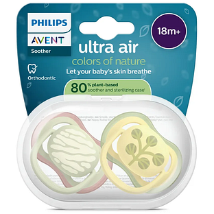 Avent Ultra Air Fopspeen Colors of Nature Design 18M+ 2ST