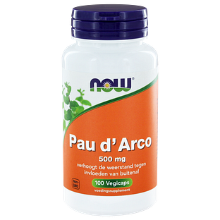 NOW Pau D'Arco 500mg Capsules 100ST