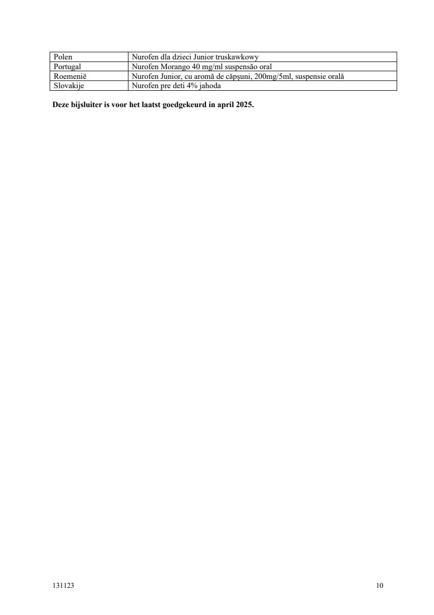 voor Kinderen Aardbei Suspensie afbeelding van document #10, leaflet