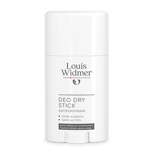 Louis Widmer Deo Dry Stick Antiperspirant Licht Geparfumeerd 50ML Voorkant stick