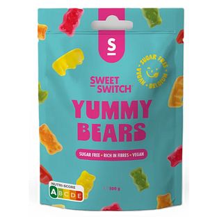Sweet-Switch Yummy Bears Suikervrije Snoepjes 100GR