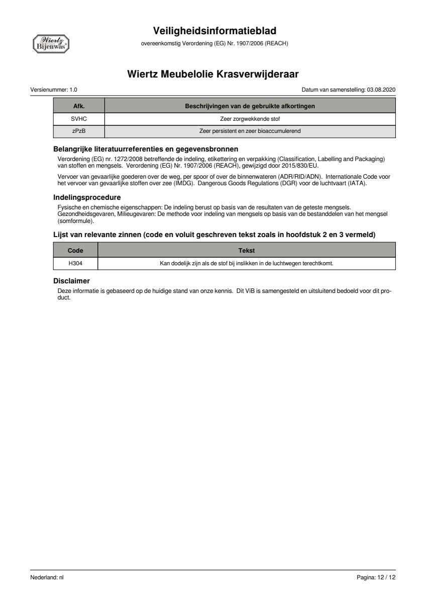Meubelolie Licht afbeelding van document #12, leaflet