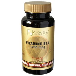 Artelle Vitamine B12 1000mcg Zuigtabletten 120TB Artelle Vitamine B12 1000mcg Zuigtabletten 120TB