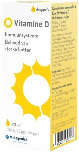 Metagenics Vitamine D Druppels afbeelding 1