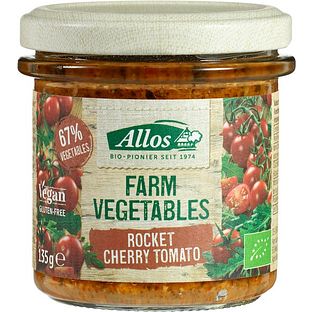 Allos Groentepread Rucola Cherry Tomaat 135GR
