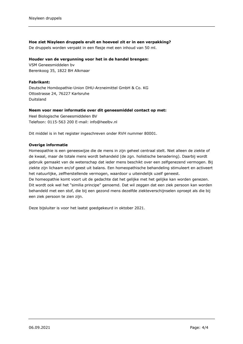 Nisyleen Druppels afbeelding van document #4, leaflet