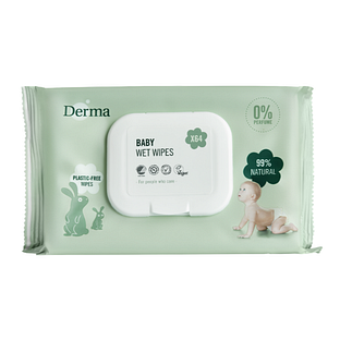 Derma Eco Baby Babydoekjes 64ST