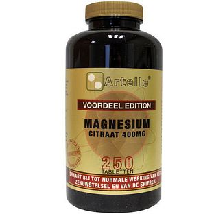 Artelle Magnesium Citraat 400mg Tabletten 250TB