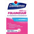 Davitamon Foliumzuur met Vitamine D3 Smelttabletten 84TB