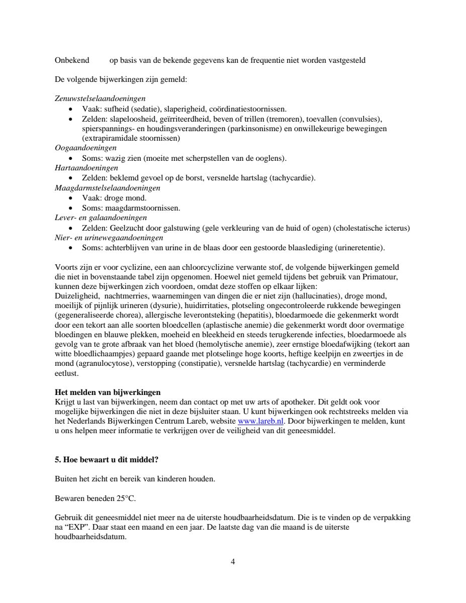 Reistabletten afbeelding van document #4, leaflet